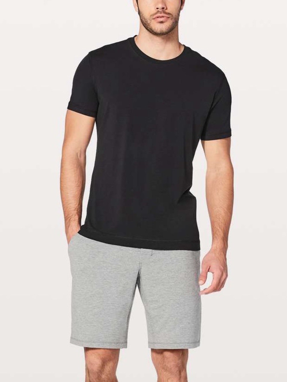 Lululemon City Sweat Short 9.5" Heathered Medium Grey Workout Unlined Men’s S